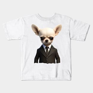 Chihuahua in suit Kids T-Shirt